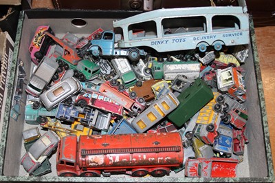 Lot 1606 - A quantity of mixed vintage playworn diecast