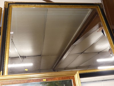 Lot 1020 - A reproduction gilt framed and bevelled...