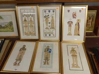 Lot 1041 - After L.A.B. Waller - a set of eight portrait...