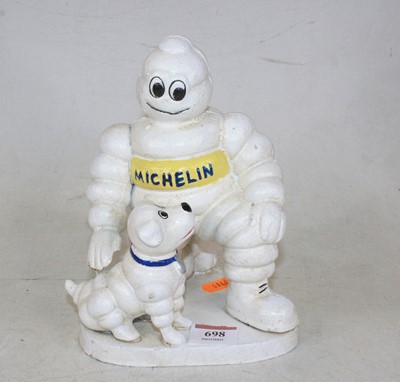 Lot 698 - A reproduction cast iron model of the Michelin...