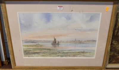 Lot 1050 - Mid 20th century English school - Boats on the...