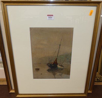 Lot 1054 - HE Fransman - Benfleet Creek, watercolour,...