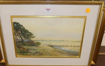Lot 1060 - Hugh Wright Rudby (1855-1954) - Poole Harbour,...