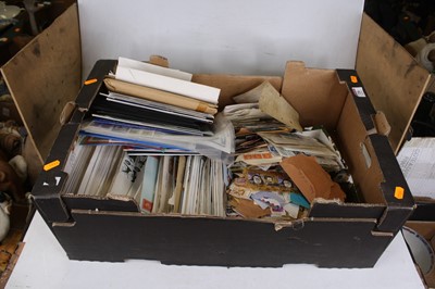 Lot 726 - A collection of vintage stamps and first day...
