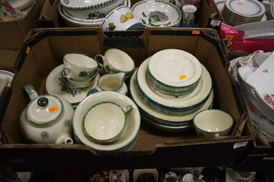 Lot 759 - A Poole Pottery part tea and dinner service,...