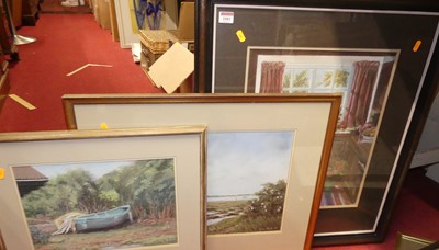 Lot 1081 - Ann Mathie - To be arranged, pastel; together...
