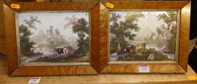Lot 1125 - Late 19th century school - Pair; Cattle...