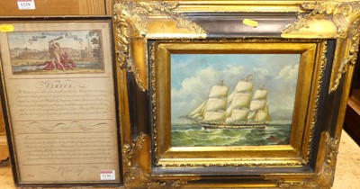 Lot 1136 - A reproduction oleograph depicting a...