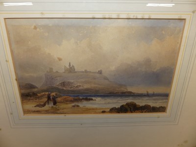 Lot 1065 - FG Cotman - St Michael's Mount, watercolour,...