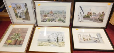 Lot 1121 - A collection of watercolours, primarily by E.G....