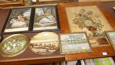 Lot 1049 - A collection of pictures and prints, to...
