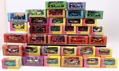 Lot 1385 - A collection of 34 boxed Matchbox Models of...