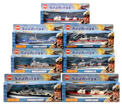 Lot 1379 - Matchbox Lesney Sea Kings boxed model group of...