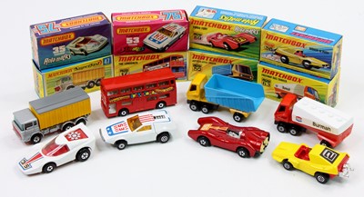 Lot 1362 - Matchbox Lesney Superfast boxed model group of...