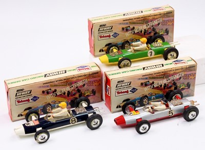 Lot 1715 - Triang Toys Mini Hi-Way boxed model group of 3...