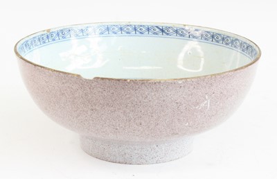 Lot 2040 - A Lambeth delftware bowl, 18th century, the...