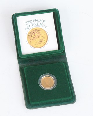 Lot 2405 - Great Britain, 1980 gold proof full sovereign,...