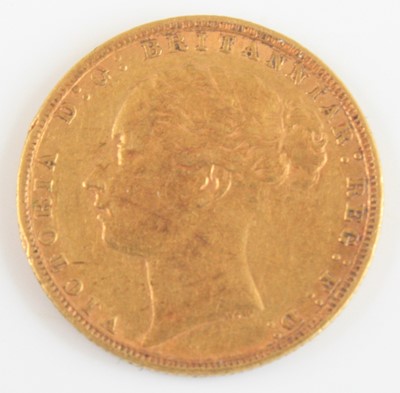 Lot 2422 - Great Britain, 1880 gold full sovereign,...