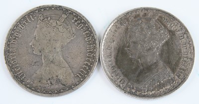 Lot 2222 - Great Britain, 1852 Gothic florin, Victoria...