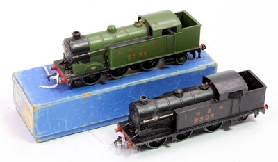 Lot 411 - Two post-war EDL7 Hornby-Dublo 3-rail 0-6-2...