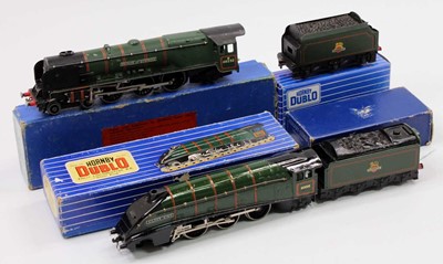 Lot 540 - Two Hornby-Dublo 3-rail 4-6-2 locos & tenders,...