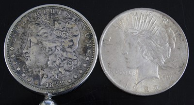 Lot 2341 - U.S.A. 1888 Morgan dollar, obv: Liberty head...