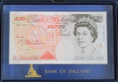 Lot 2330 - Great Britain, Bank of England fifty pound...