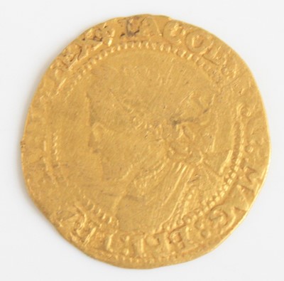 Lot 2162 - England, James I (1603-1625) gold quarter...