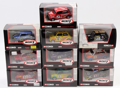 Lot 1894 - 10 Corgi Classics Mini 7 Racing Club 1/36th...