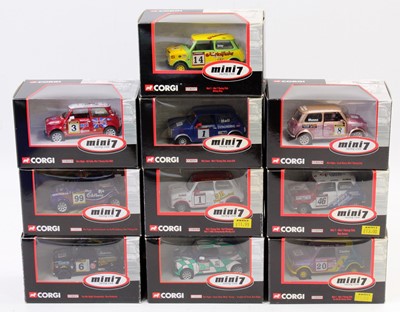 Lot 1895 - 10 Corgi Classics Mini 7 Racing Club 1/36th...