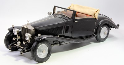 Lot 120 - Pocher 1/8th scale kit built model of a Rolls...