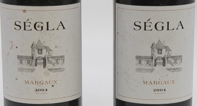 Lot 1035 - Segla, 2004, Margaux, two bottles