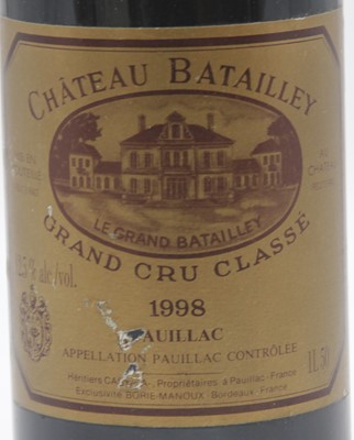Lot 1019 - Château Batailley, 1998, Pauillac, one magnum