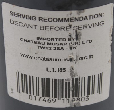 Lot 1018 - Château Musar, 1998, Bekaa Valley, Lebanon,...