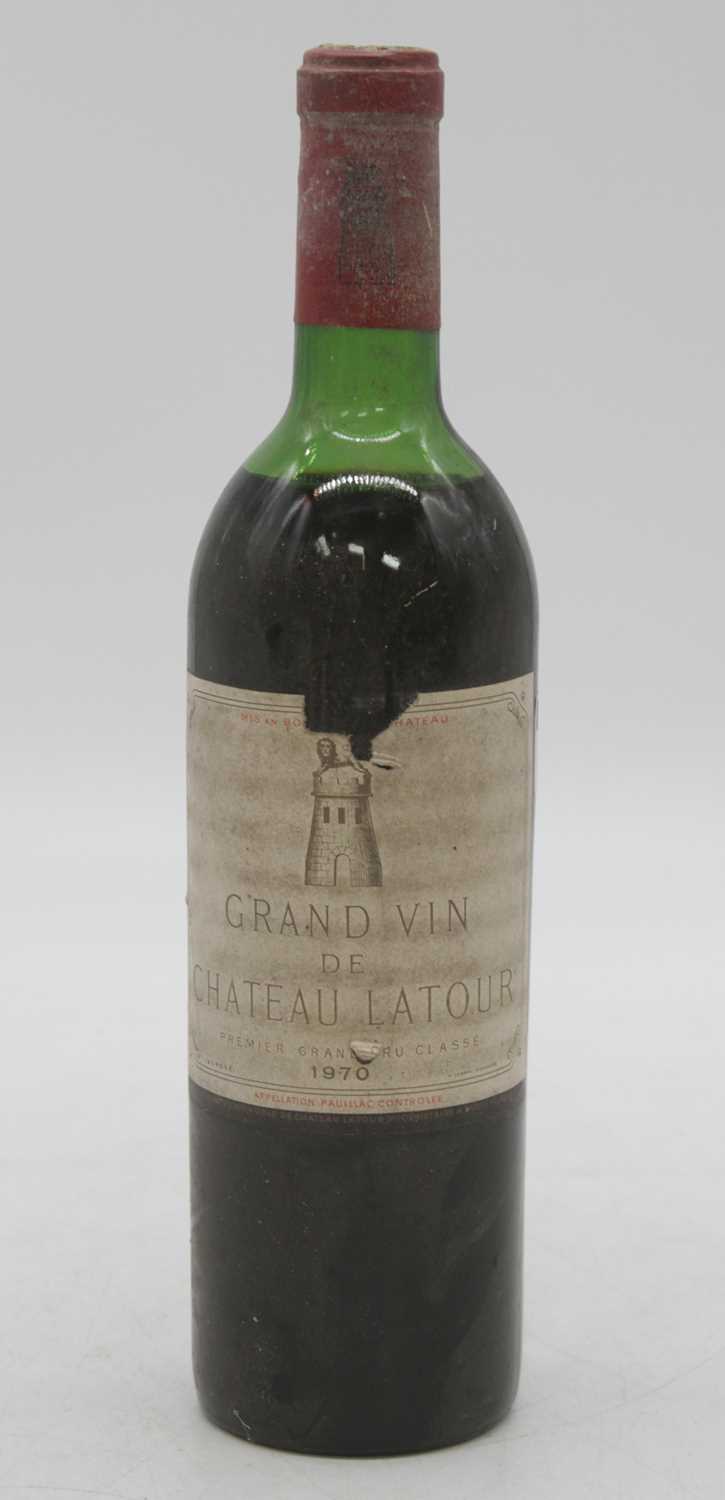 Lot 1017 - Château Latour, 1970, Pauillac, one bottle...