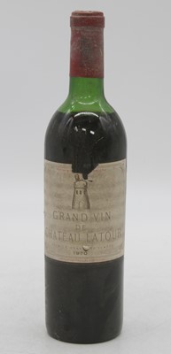 Lot 1017 - Château Latour, 1970, Pauillac, one bottle...