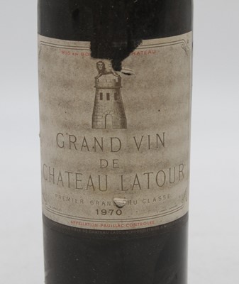 Lot 1028 - Château Latour, 1970, Pauillac, one bottle...