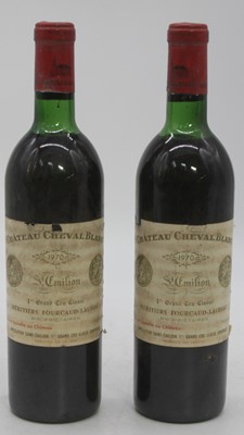 Lot 1031 - Château Cheval Blanc, 1970, Saint-Emilion, two...