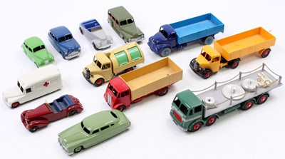 Lot 1249 - A collection of repainted Dinky Toys, with...