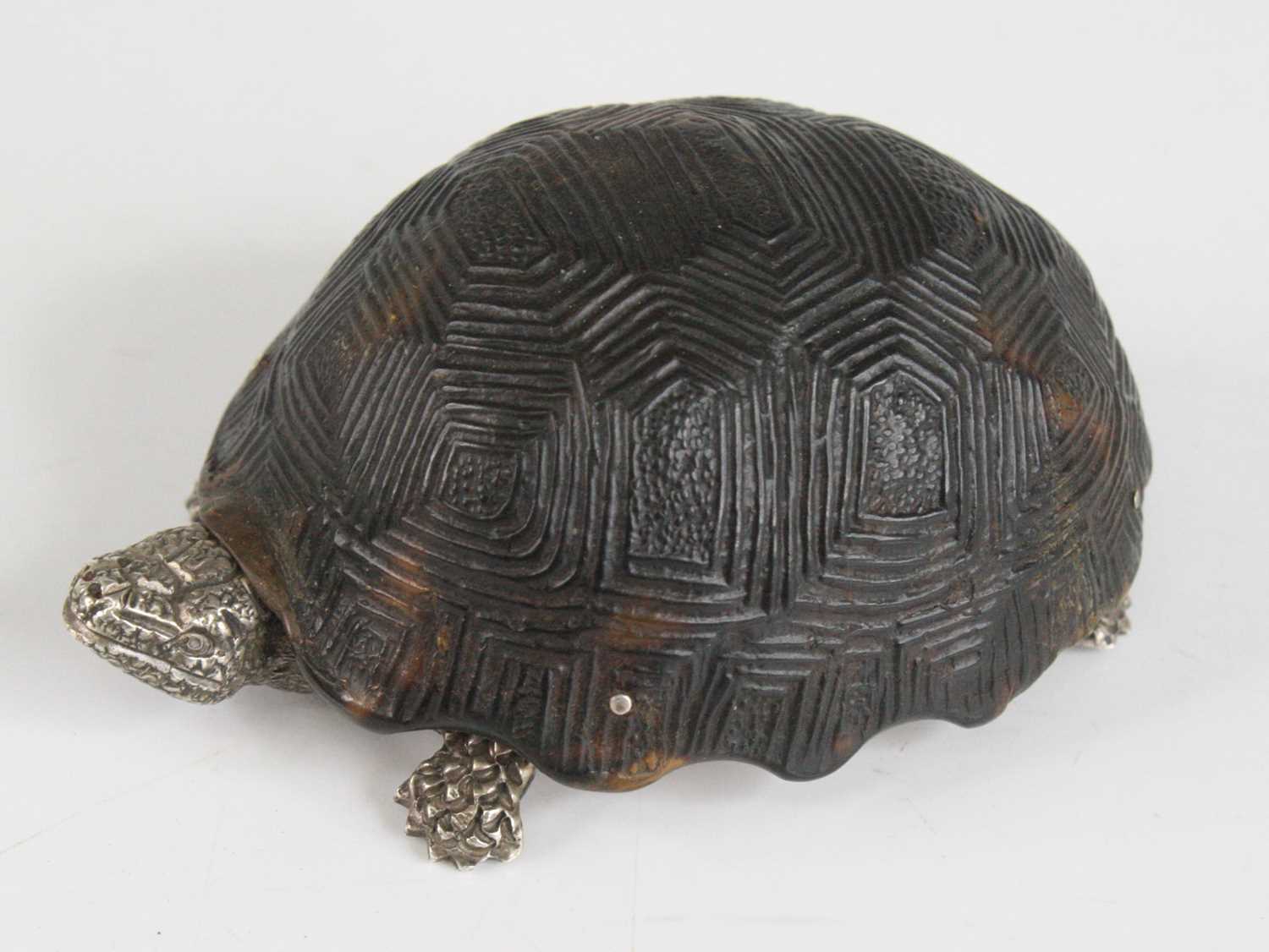Lot 2102 - A Victorian silver and tortoiseshell novelty...