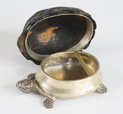 Lot 2102 - A Victorian silver and tortoiseshell novelty...