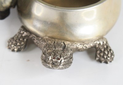 Lot 2102 - A Victorian silver and tortoiseshell novelty...