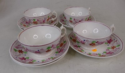 Lot 39 - A collection of Victorian teawares (10)
