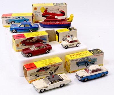 Lot 1231 - Dinky Toys part boxed and play-worn group of 6,...