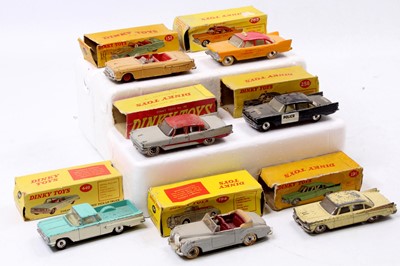 Lot 1235 - Dinky Toys part boxed and play-worn group of 7,...