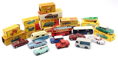 Lot 1241 - Dinky Toys part boxed, play-worn, and...