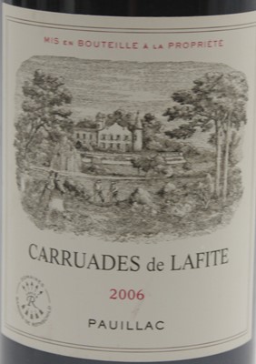 Lot 1076 - Carruades de Lafite, 2006, Pauillac, one bottle
