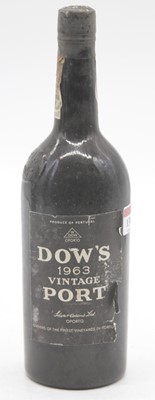 Lot 1302 - Dow's vintage port, 1963, one bottle