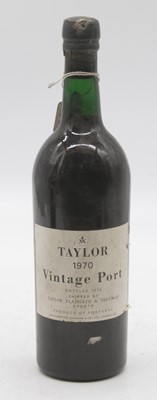 Lot 1303 - Taylor's vintage port, 1970, one bottle