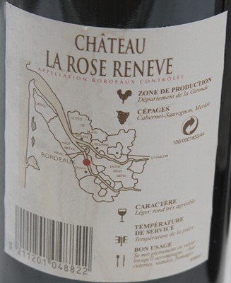 Lot 1079 - Château la Rose Reneve, 2002, Bordeaux, six...